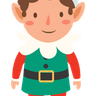 illustration for cute elf