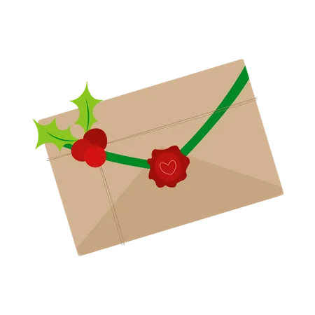 Christmas envelope Illustration
