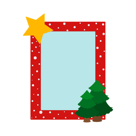 Christmas frame  Illustration