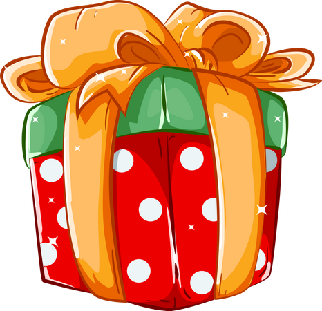 Christmas gift  Illustration