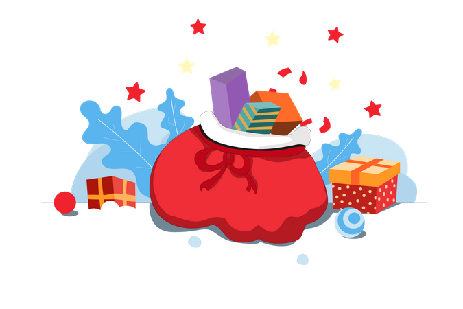 Christmas Gifts  Illustration