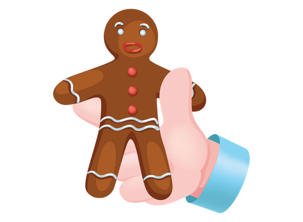 Christmas Gingerbread Illustration