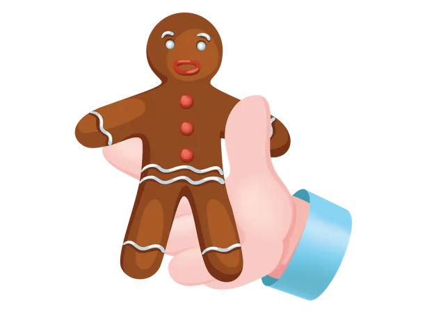Christmas Gingerbread Illustration