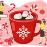 illustrations for hot-drink