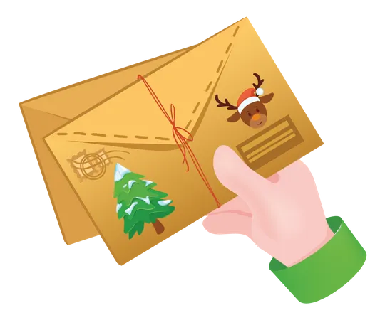 Christmas Letter  Illustration