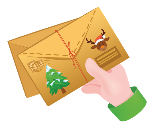 Christmas Letter  Illustration