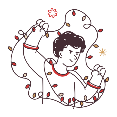 Christmas Lights  Illustration