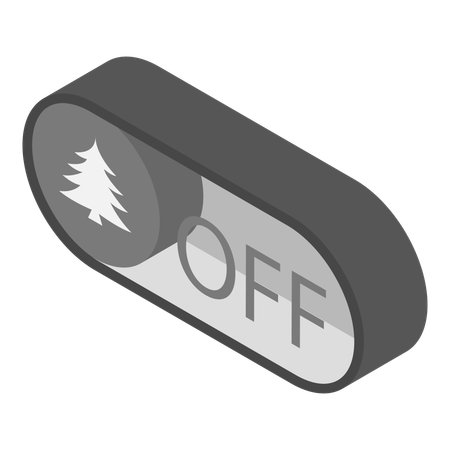 Christmas On-off  Illustration