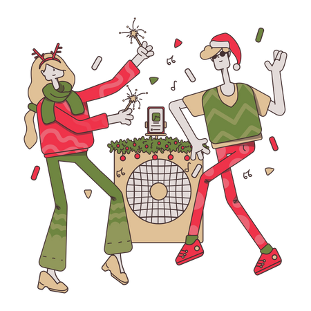 Christmas party Illustration