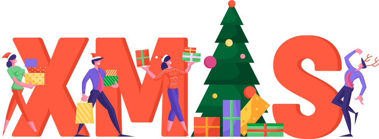 Christmas Party  Illustration