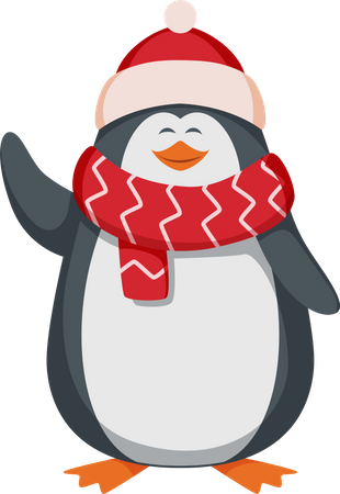 Christmas Penguin  일러스트레이션