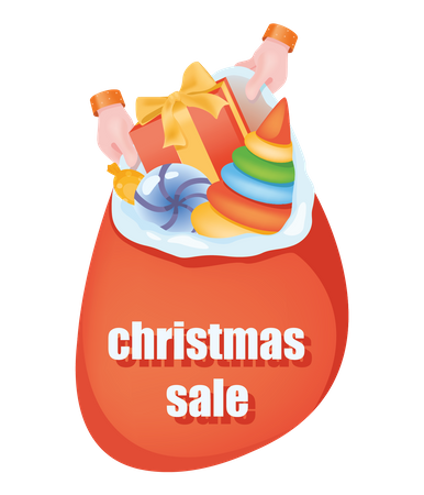 Christmas Sale  Illustration