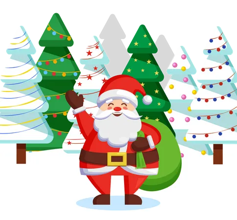 Christmas Santa  Illustration