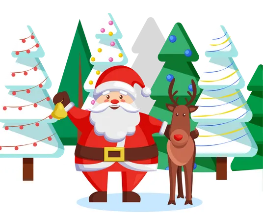 Christmas Santa  Illustration