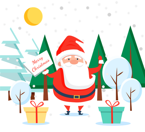 Christmas Santa  Illustration