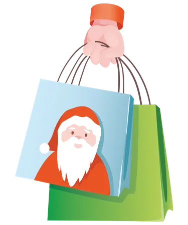 Christmas Shopping  Illustration
