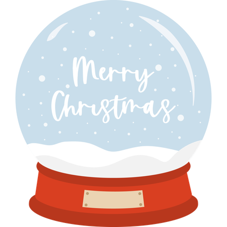 Christmas Snow Globe  일러스트레이션