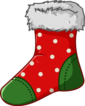 Christmas stocking Illustration