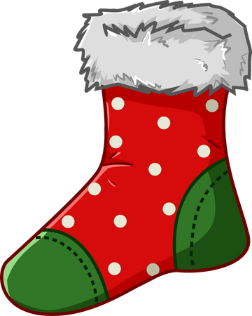 Christmas stocking  Illustration