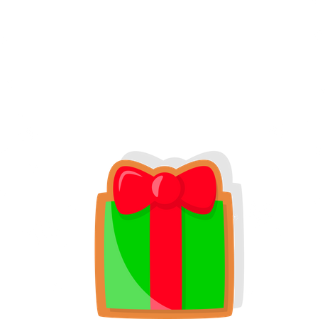 Christmas surprise gift  Illustration