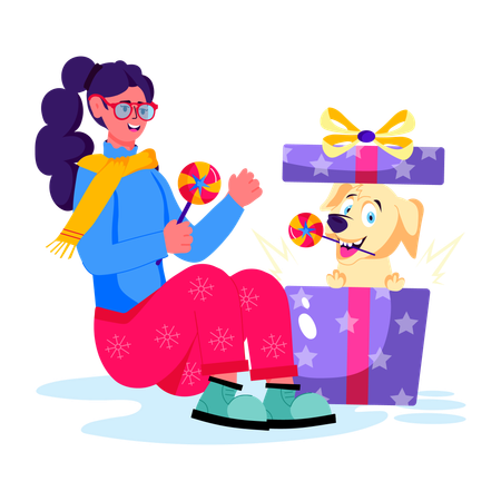 Christmas Surprise  Illustration