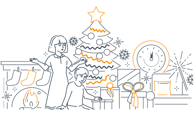 Christmas time Illustration