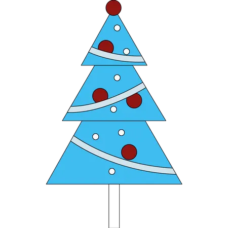 This Is The Christmas Tree Illustration
