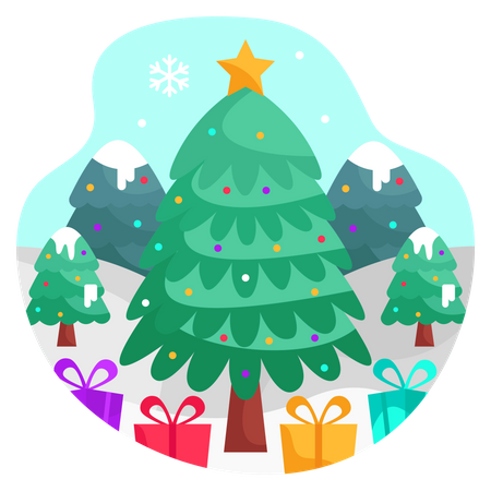 Christmas tree  Illustration