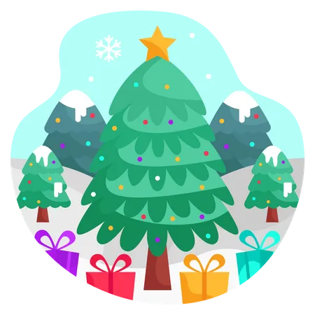 Christmas tree  Illustration