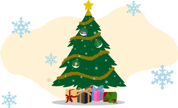 Christmas Tree  Illustration