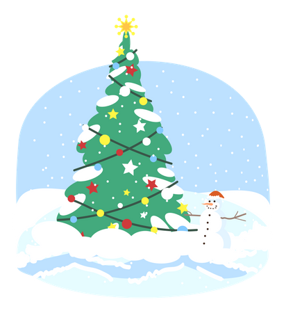 Christmas tree  Illustration