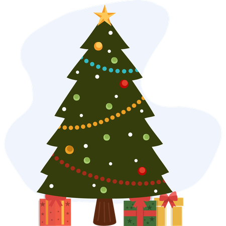 Christmas tree  Illustration