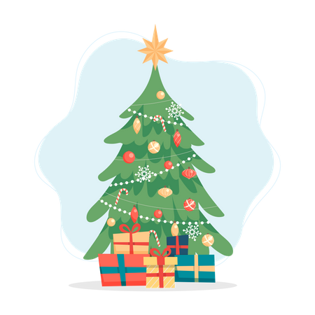 Christmas tree  Illustration