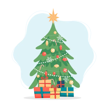 Christmas tree  Illustration