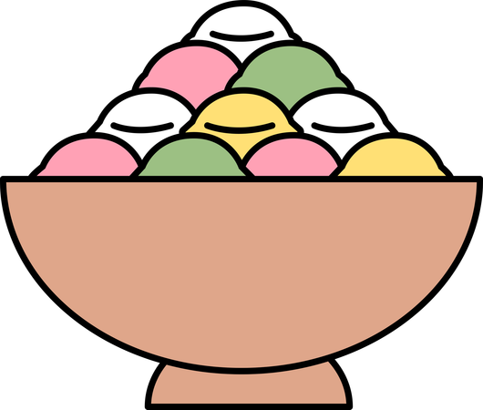 Chuseok Bowl  Illustration