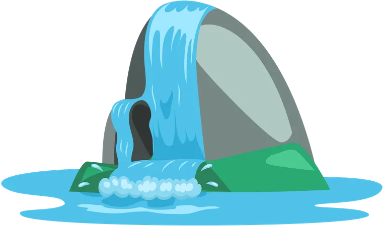 Chute d'eau  Illustration