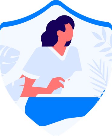 La seguridad cibernética  Ilustración