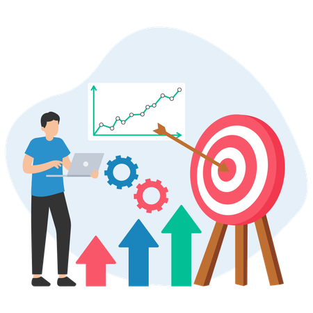 Cible commerciale  Illustration