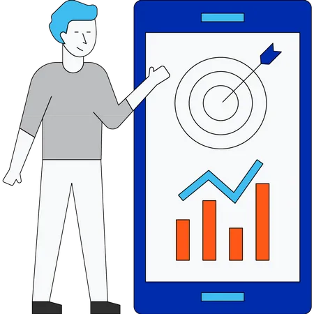 Cible commerciale  Illustration