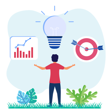 Cible commerciale  Illustration