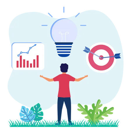 Cible commerciale  Illustration