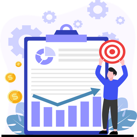 Cible commerciale  Illustration