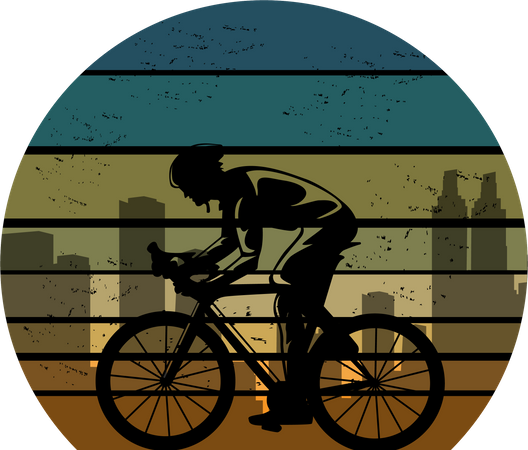 Ciclista  Ilustração