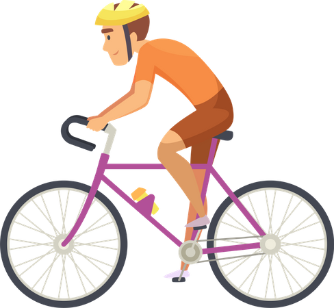 Bicicletas para ciclistas  Ilustração