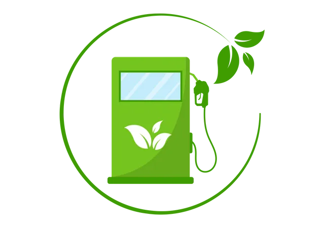 Ciclo de vida de los biocombustibles  Ilustración