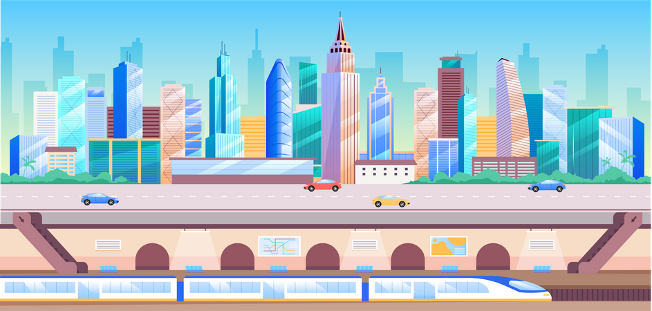 Transporte Urbano  Ilustração
