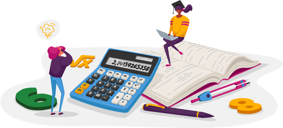 Ciência do conhecimento e matemática  Ilustração