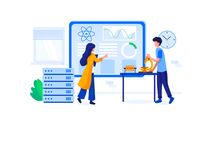 Científico de datos  Ilustración