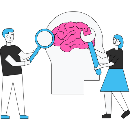 Científico desarrolla cerebro artificial inteligente  Illustration