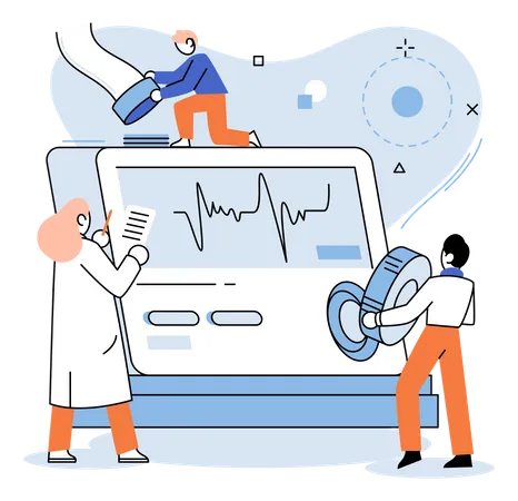 Cientistas desenvolvem software para dispositivos médicos  Ilustração